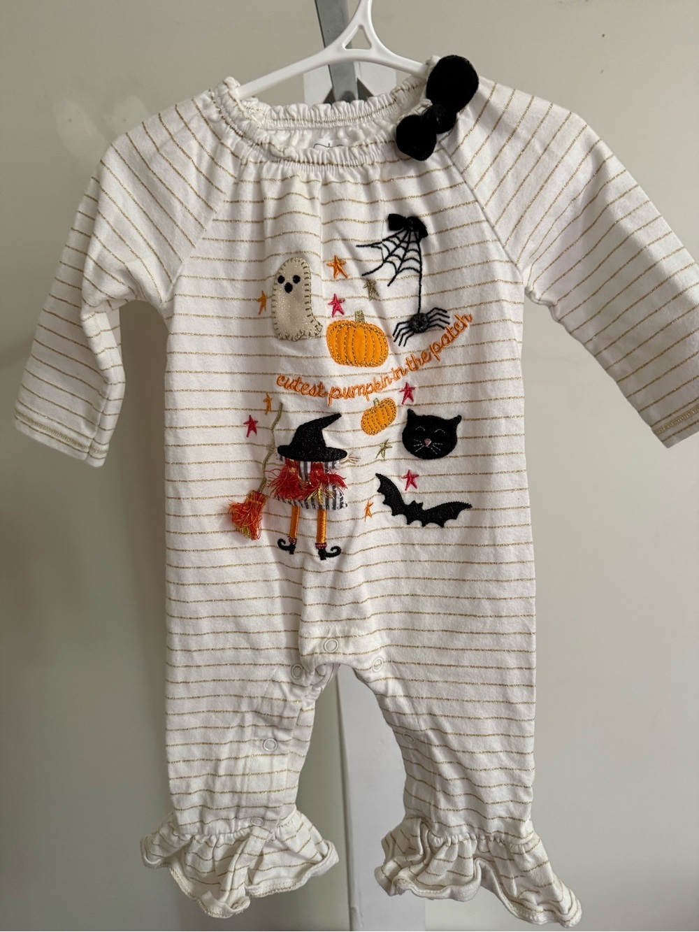 Mud Pie Halloween Romper